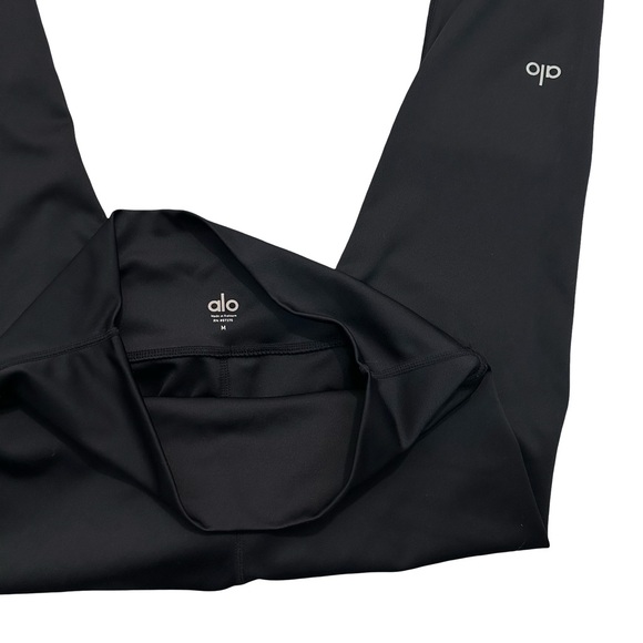 ALO Yoga Women’s Athletic Ankle Leggings Black Size Medium - Picture 3 of 4